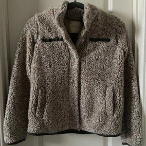 Altar'd state button down fluffy teddy jacket.